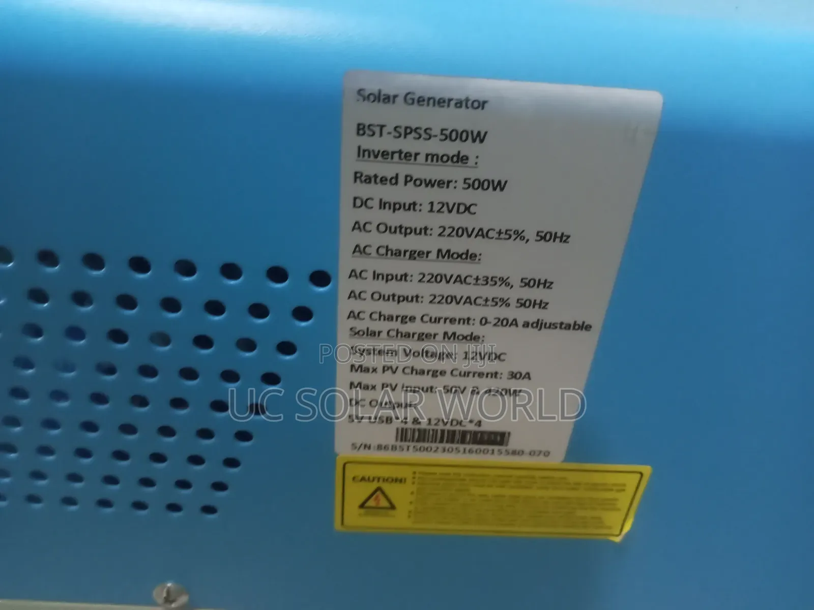Entelechy 500w Solar Power Storage System