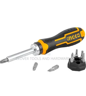 Ingco 8 PCS Ratchet Screwdriver Set AKISD0808 (1 Set)