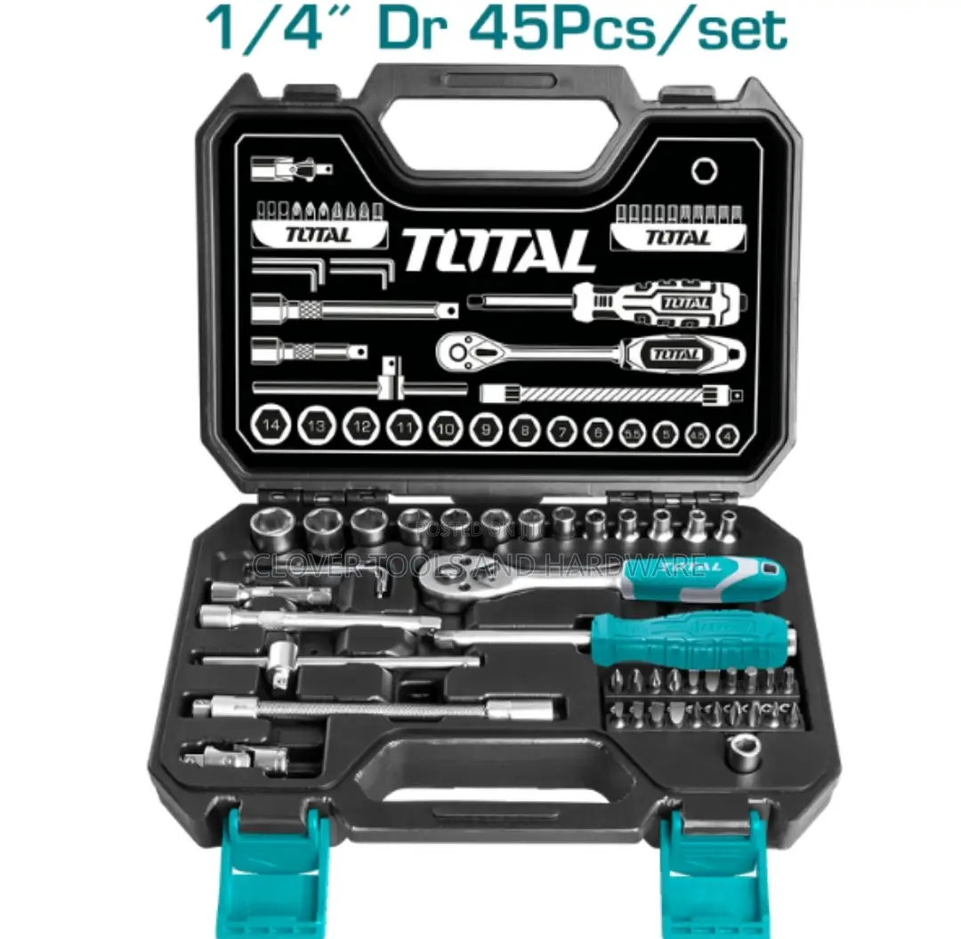 45 PCS 1/4" Socket Set Tht141451