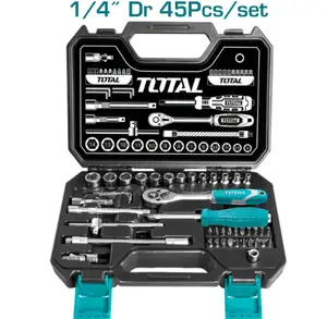 45 PCS 1/4" Socket Set Tht141451