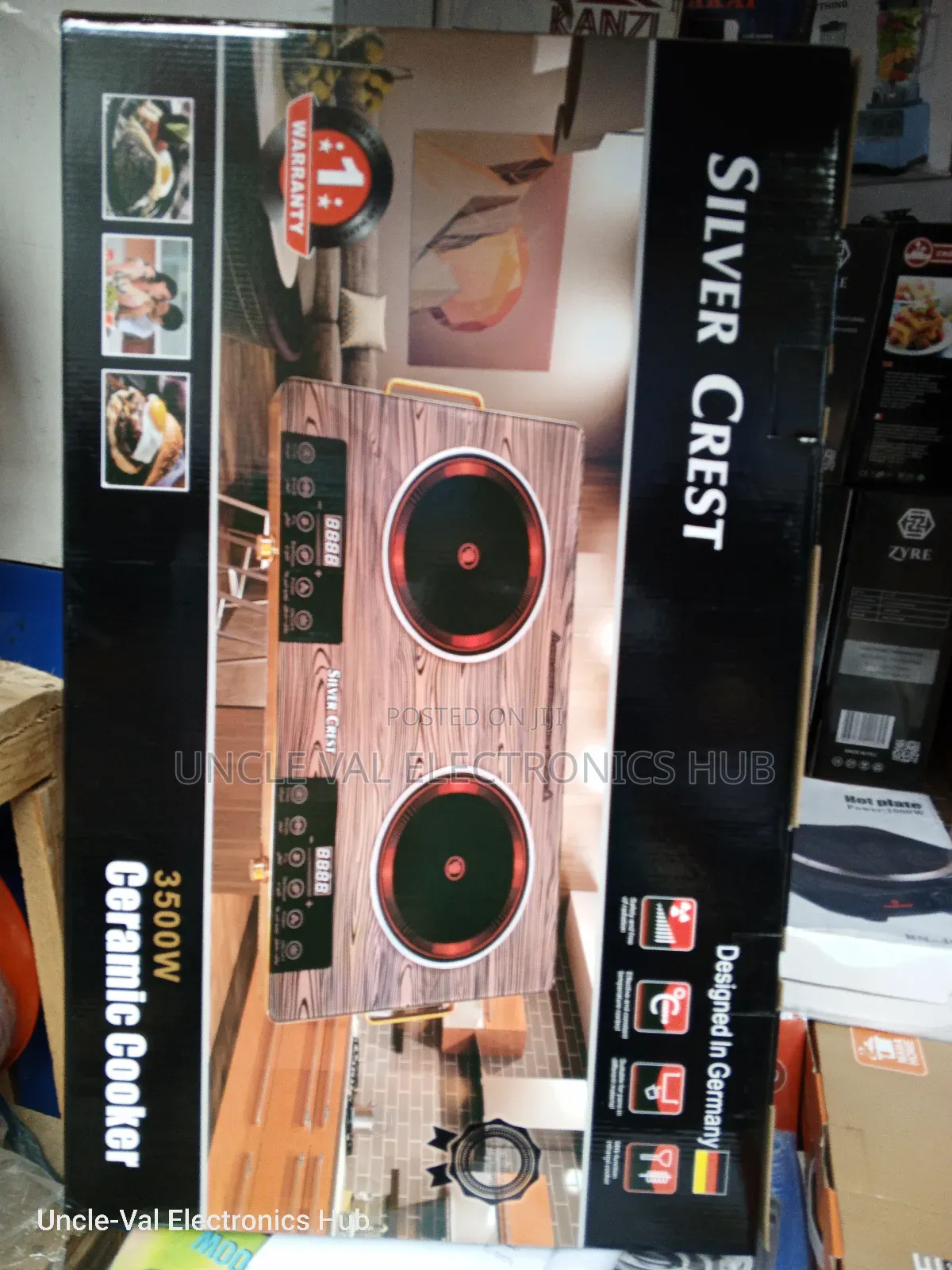 Silvercrest Double Burner Electric Infrared Cooker