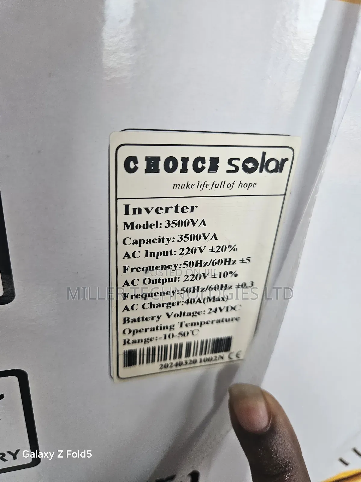 3.5kva 24V Choice Inverter Transformer Based