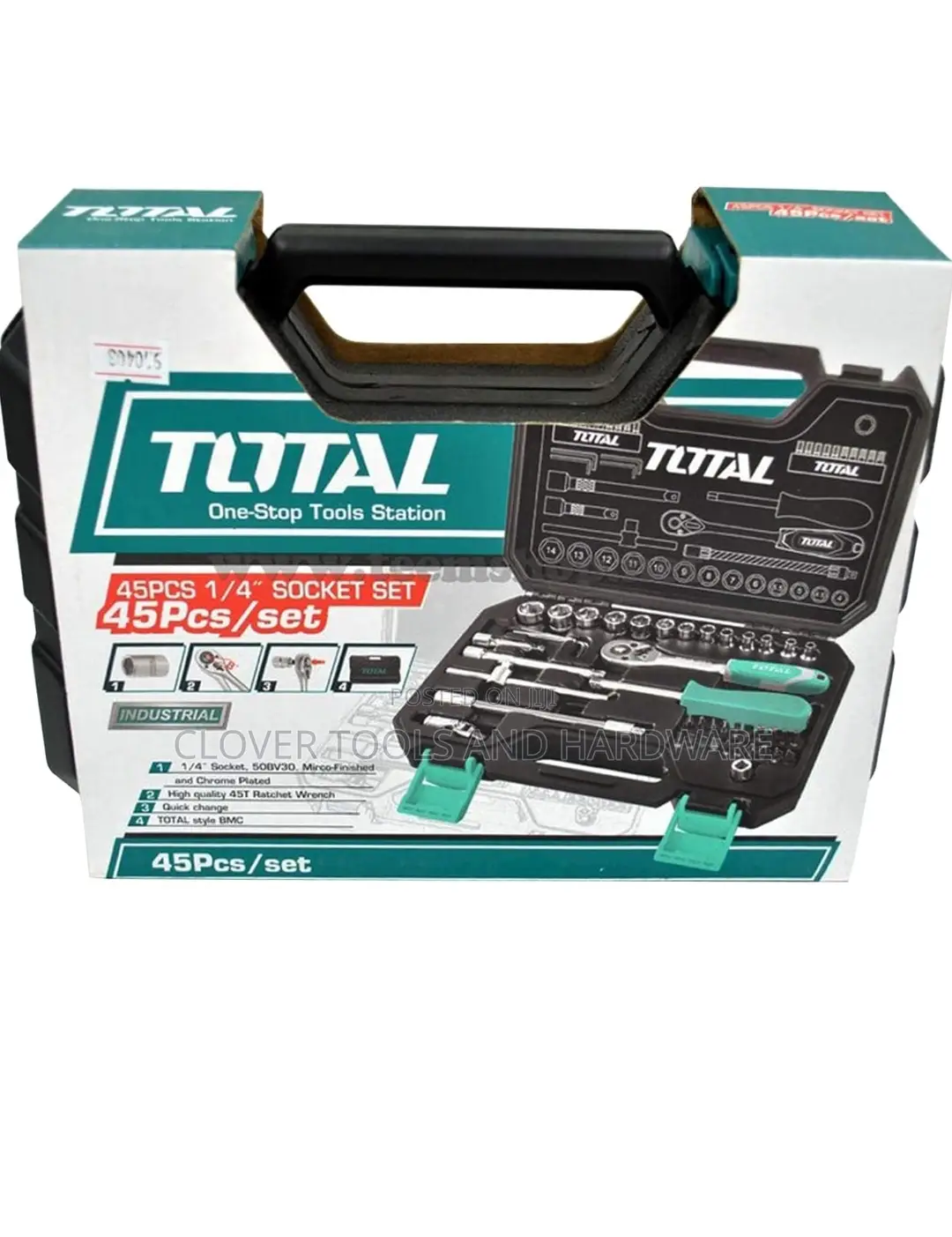 45 PCS 1/4" Socket Set Tht141451