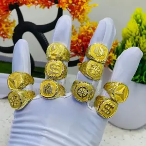 Pure Gold 750 Italy 18karat Fashion Rings