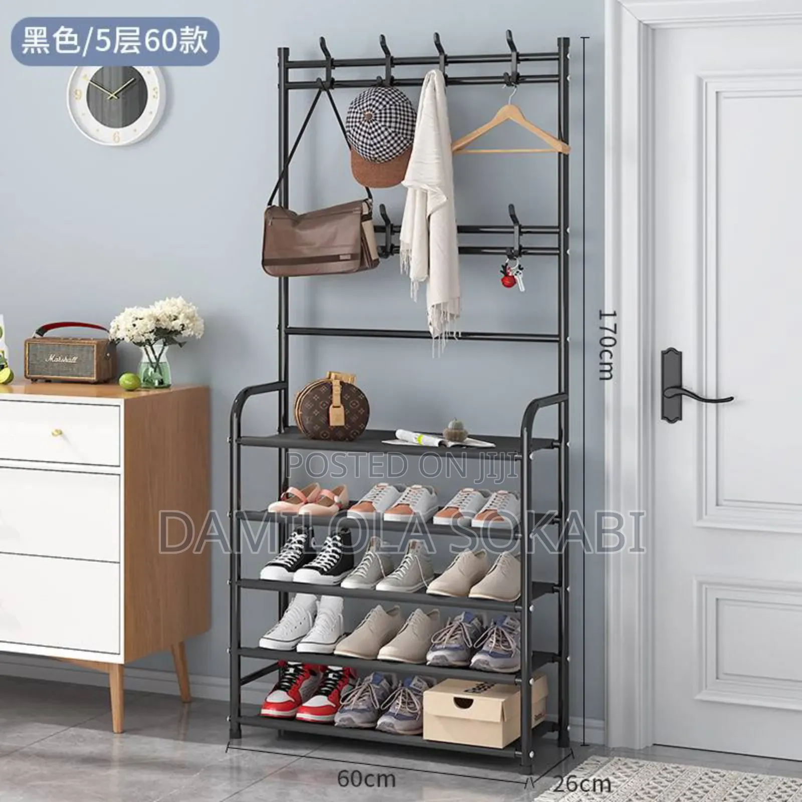 5 Step/Layer Shoe and Hat Rack