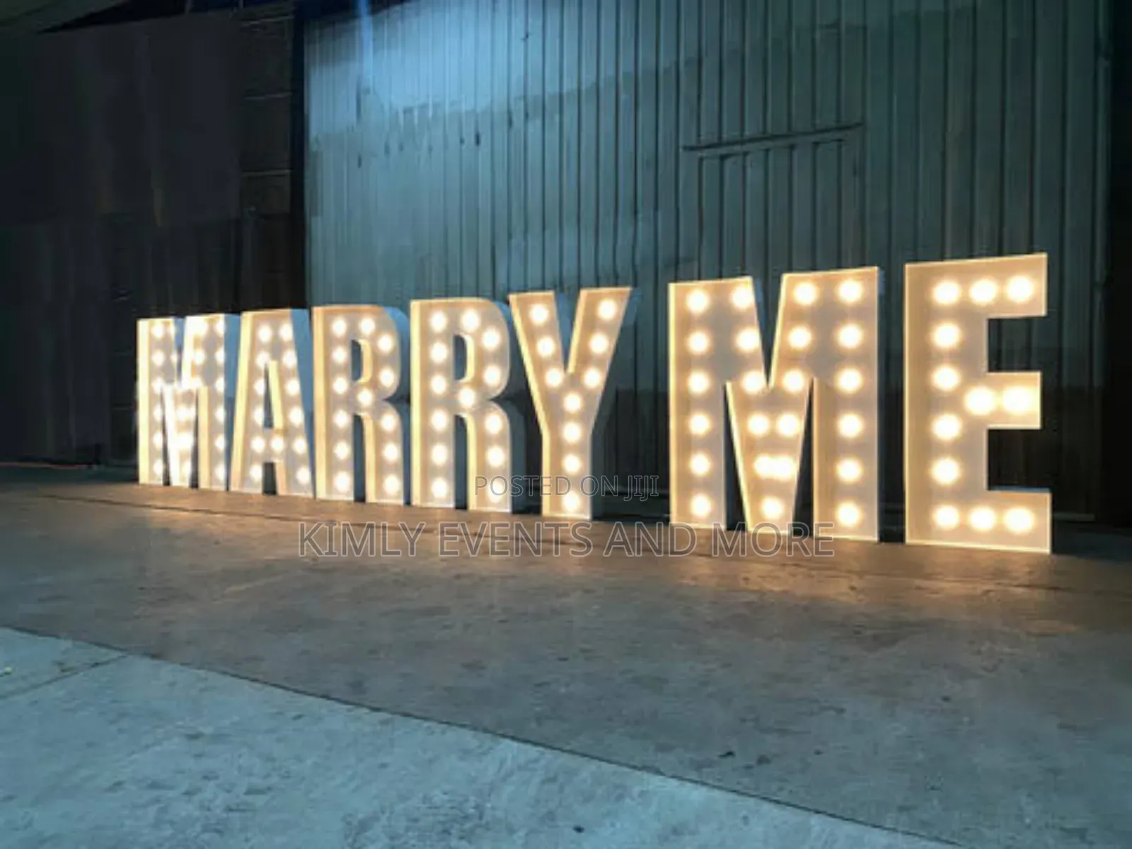 Marry Me Lighted Stand  For Rents
