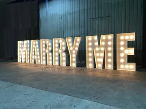 Marry Me Lighted Stand  For Rents