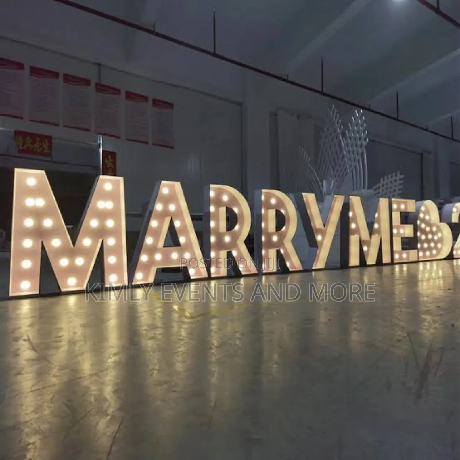 Marry Me Lighted Stand  For Rents