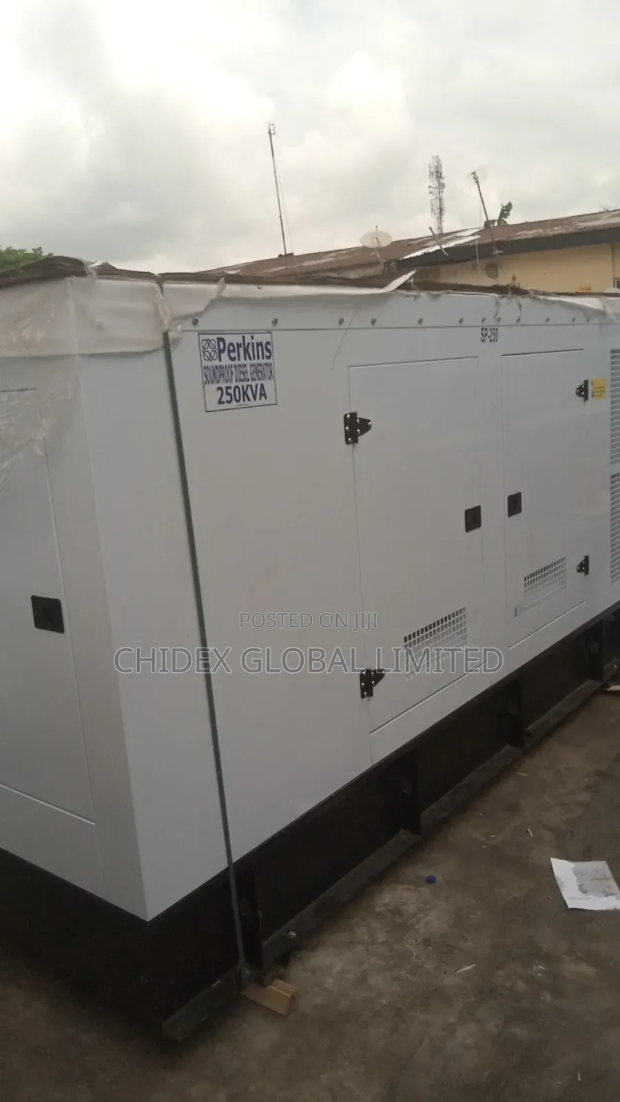 250kva Perkins Soundproof Diesel Generator 100% Copper Coil