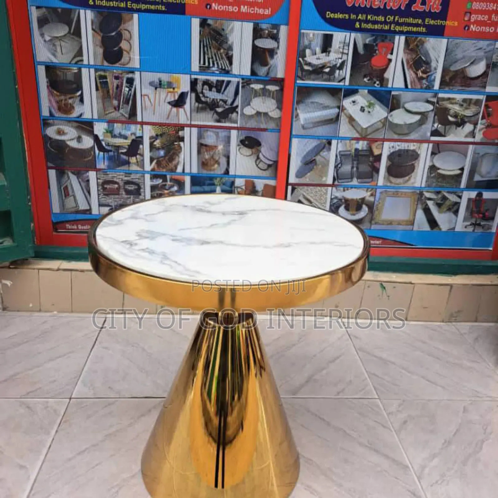 Quality Marble Side Stool