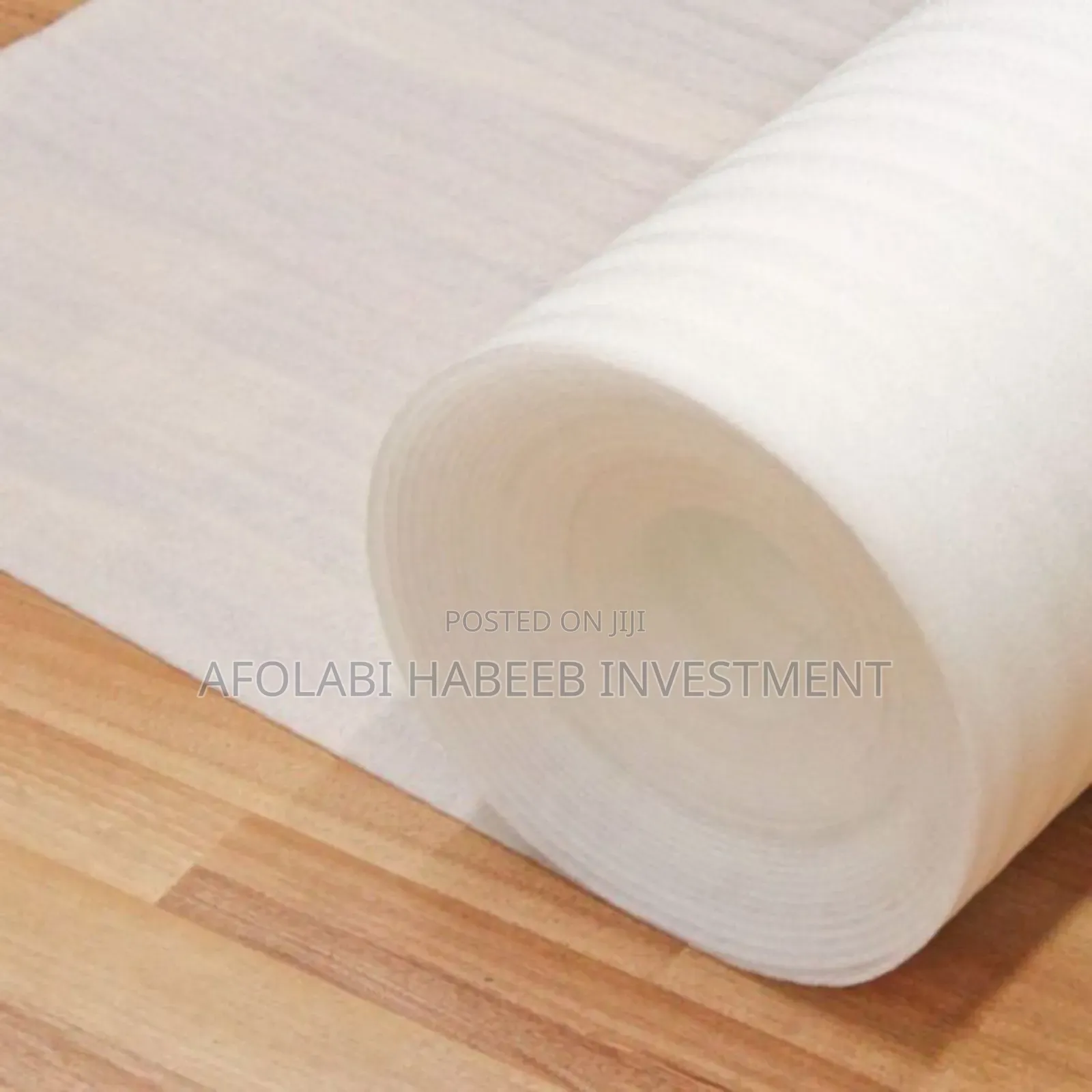PVC White Foam Underlay Per Yard