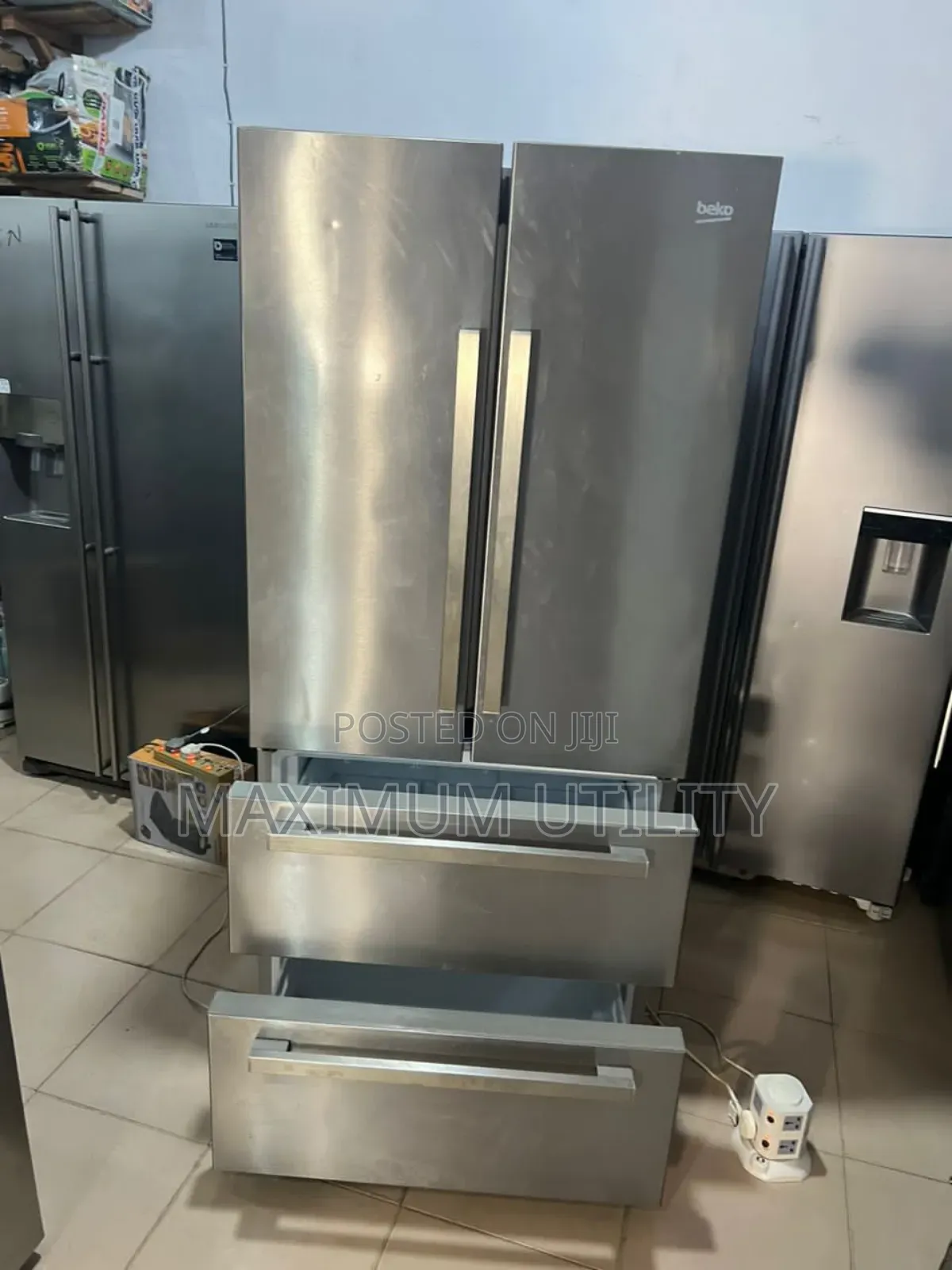 Beko Side by Side With Two Drawer Fridge