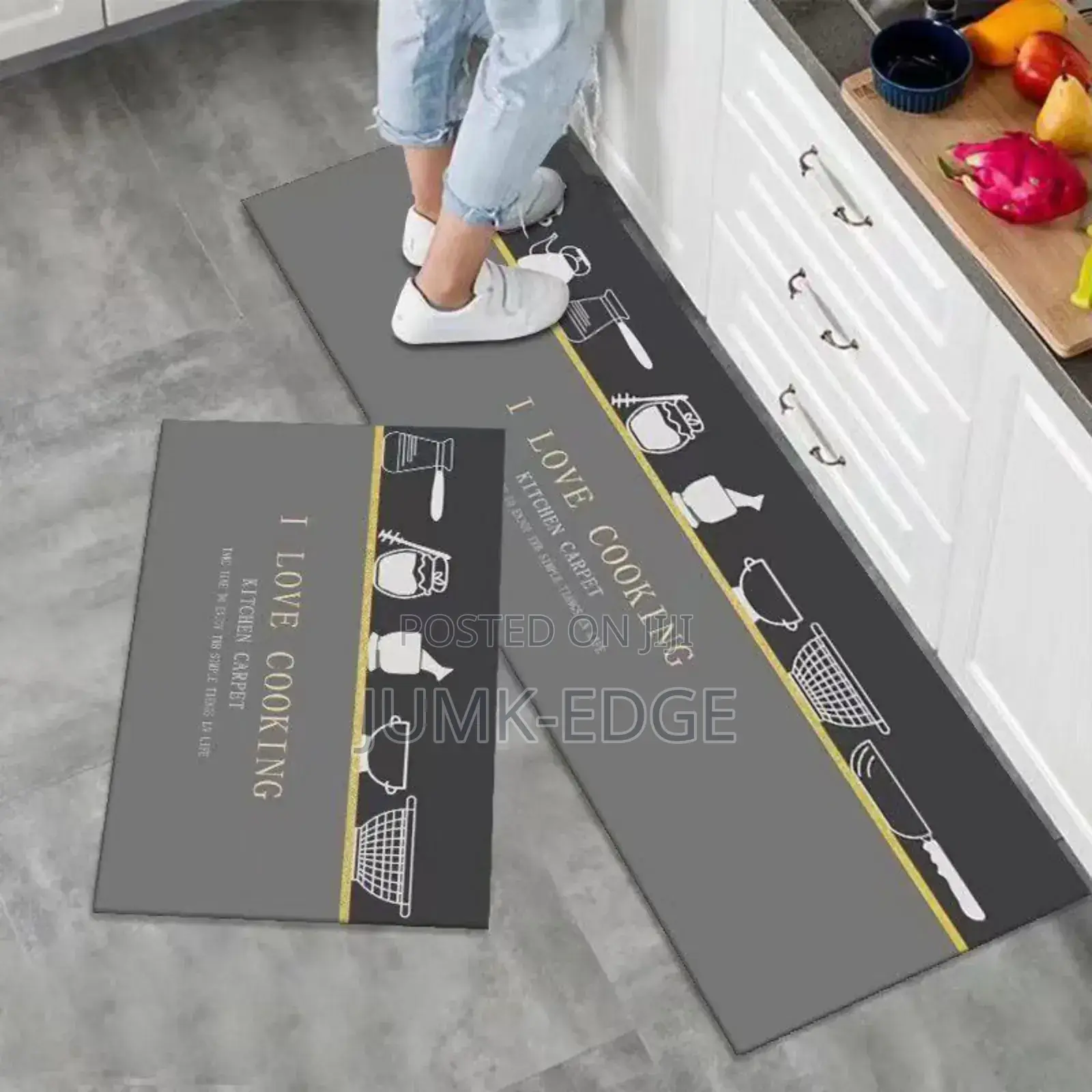 2in1 Absorbent Kitchen Mat Runner