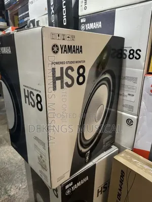 Yamaha HS8 Powered Studio Monitor Speaker Black (Pair)
