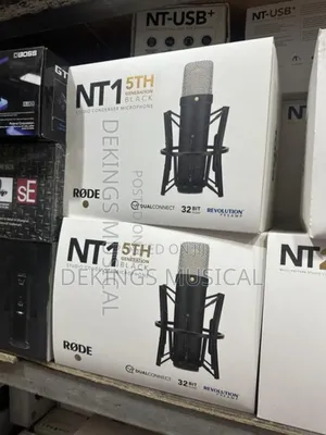 Rode Nt1 Studio Condenser Mic 5th Gen (Black)