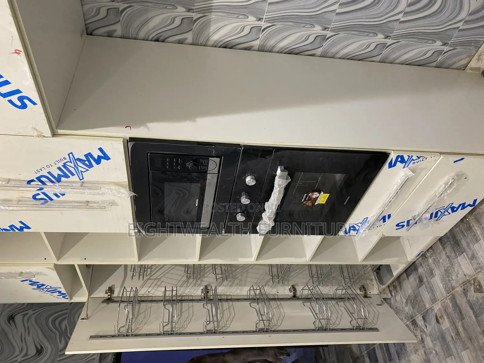 U-Shape Kitchen Cabinet