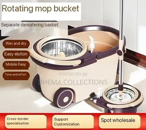 Quality Magic 360 Degree Wash and Dry Mop Bucket Set
