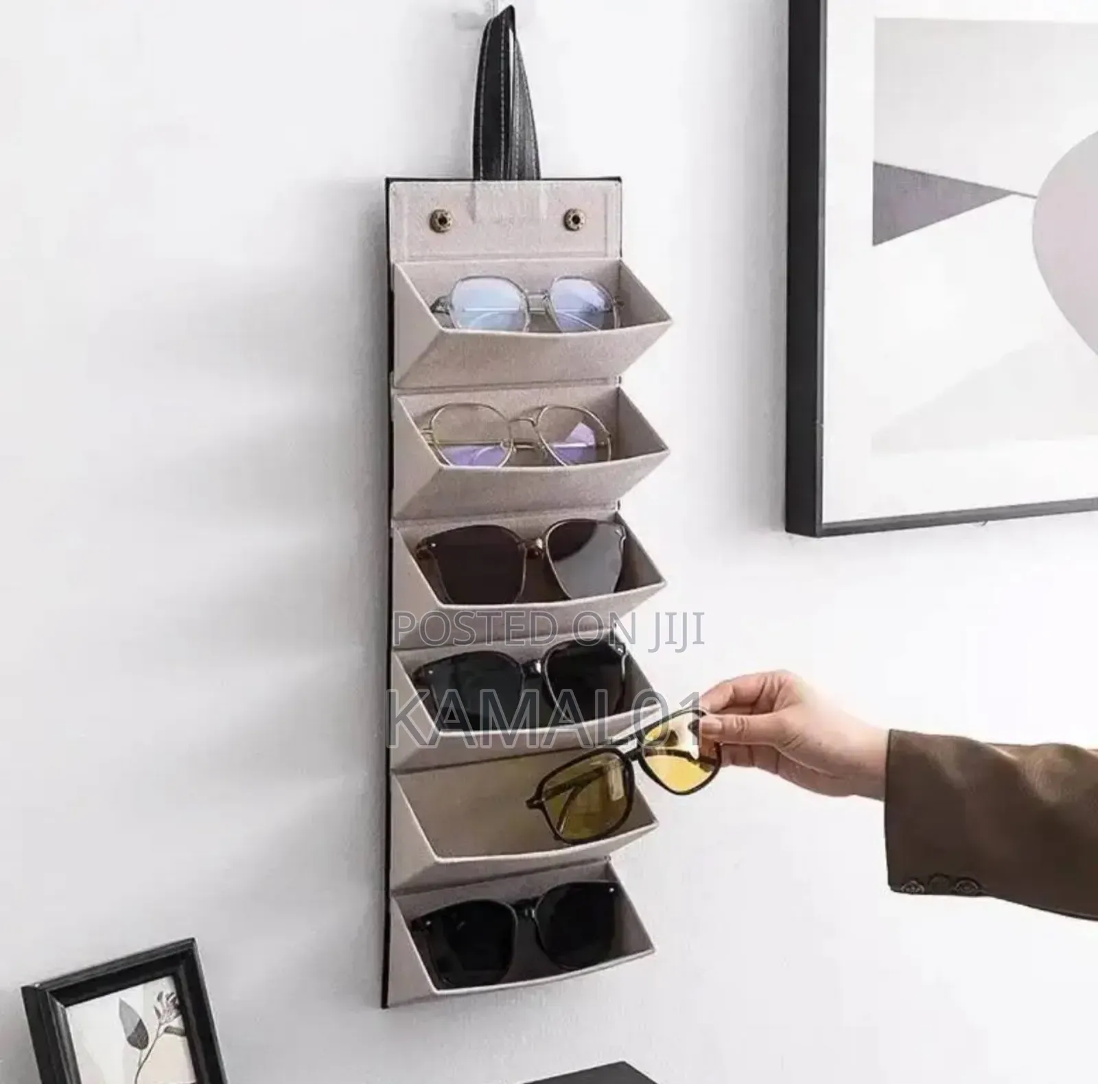 Wall Hanging Glasses Storage Bag