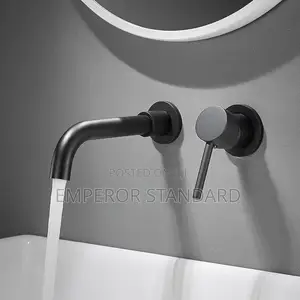 Wall Mounted Wash Hand Basin Mixer Hot Cold Brass;Copper