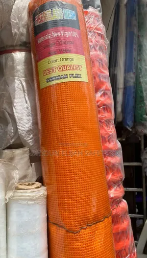 Fiberglass Plastic Mesh Wire Orange 1M by 50M