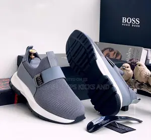 Photo - Original Quality Hugo Boss Laceless Loafers Luxury Sneakers