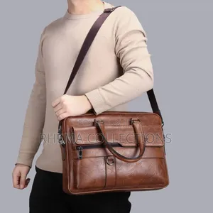 Jeep Buluo Luxury Forever Leather Men’S Office/Laptop Bag