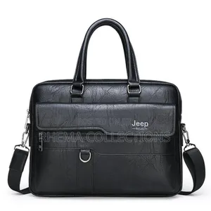 Jeep Buluo Luxury Forever Leather Men’S Office/Laptop Bag