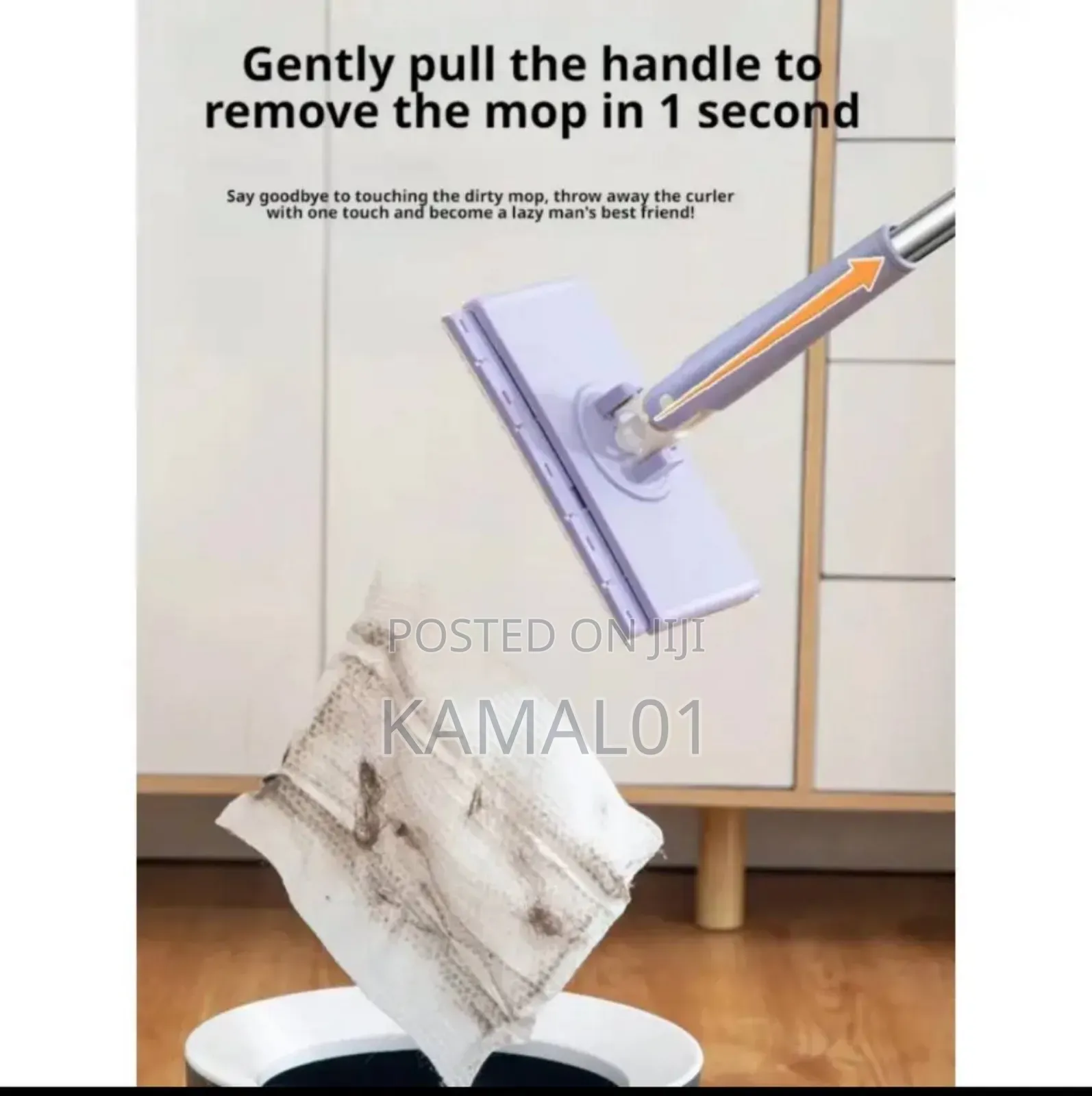 Automatic Cloth Changing Mop 360 Rotation Floor Cleaner Mop