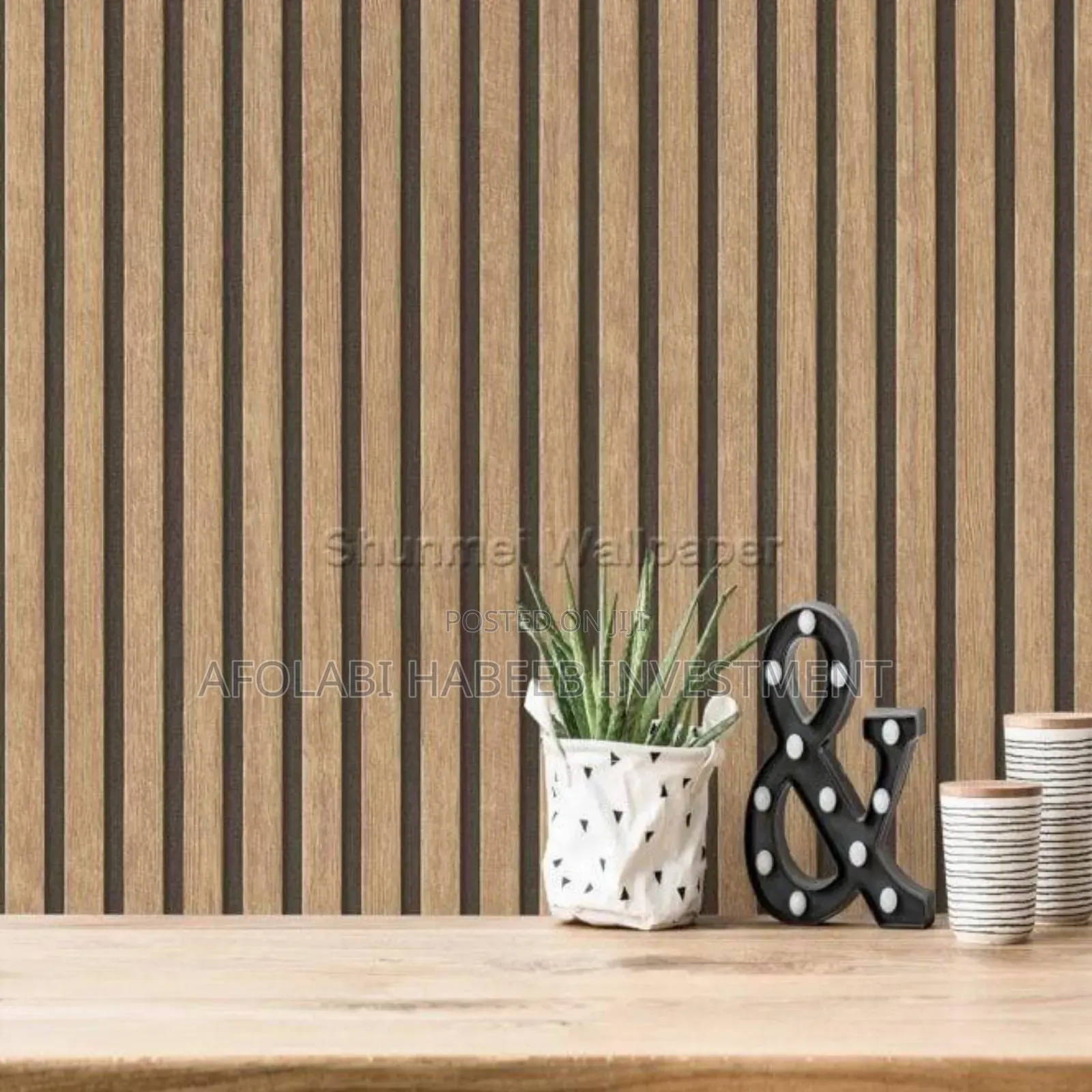 Fluted Wall Paper