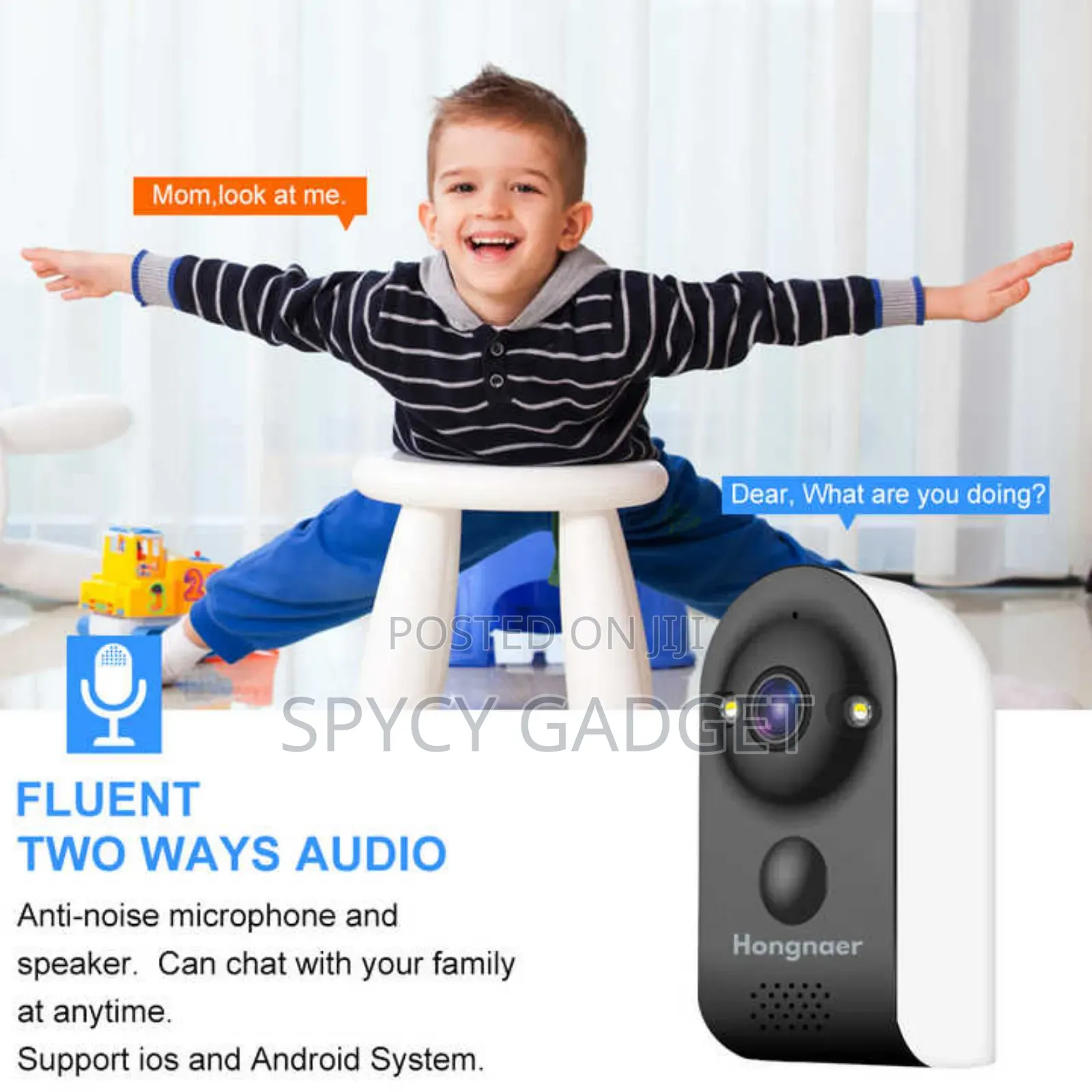 HD Battery Powered Wi-Fi IP Camera