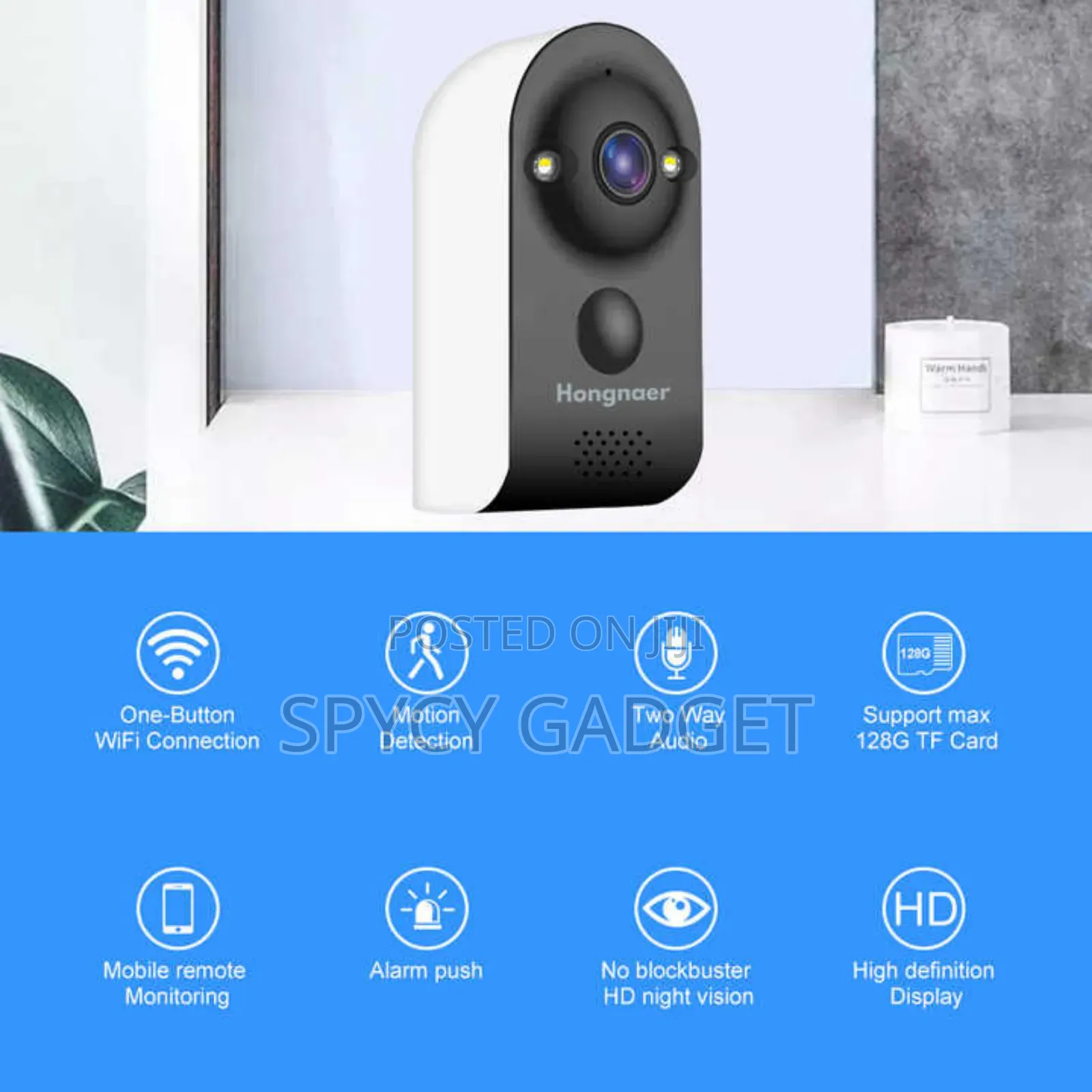 HD Battery Powered Wi-Fi IP Camera