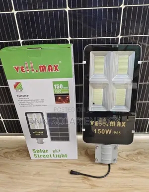 Vellmax Solar Street Light 150w