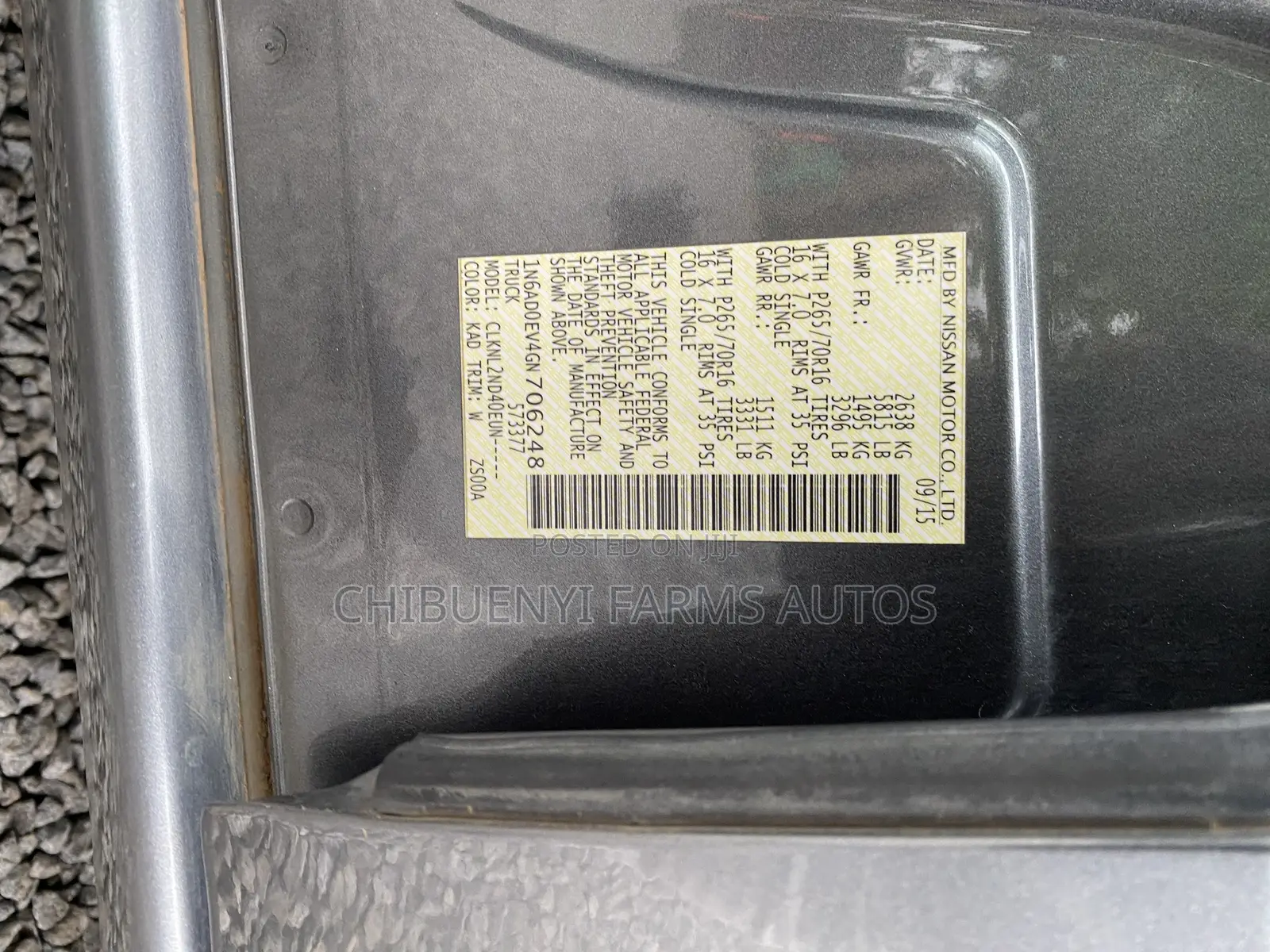 Nissan Frontier 2016 Gray