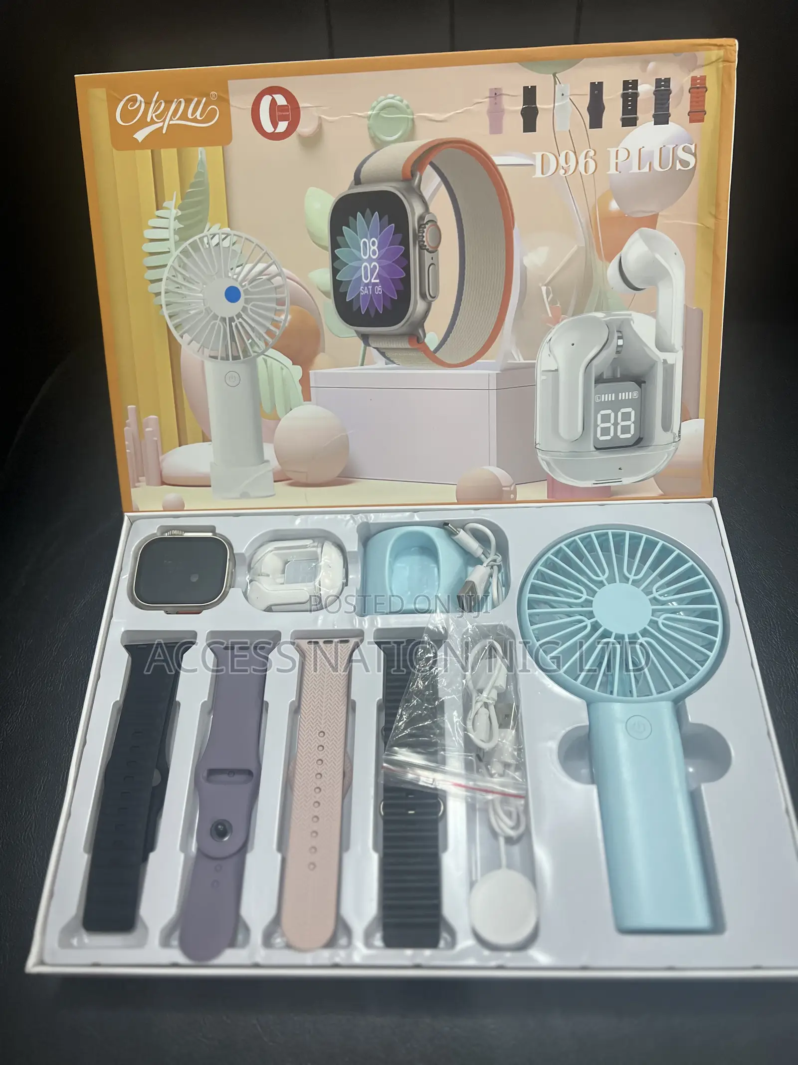 D96 Plus Smart Watch App Control Waterproof Heart Ratemonito