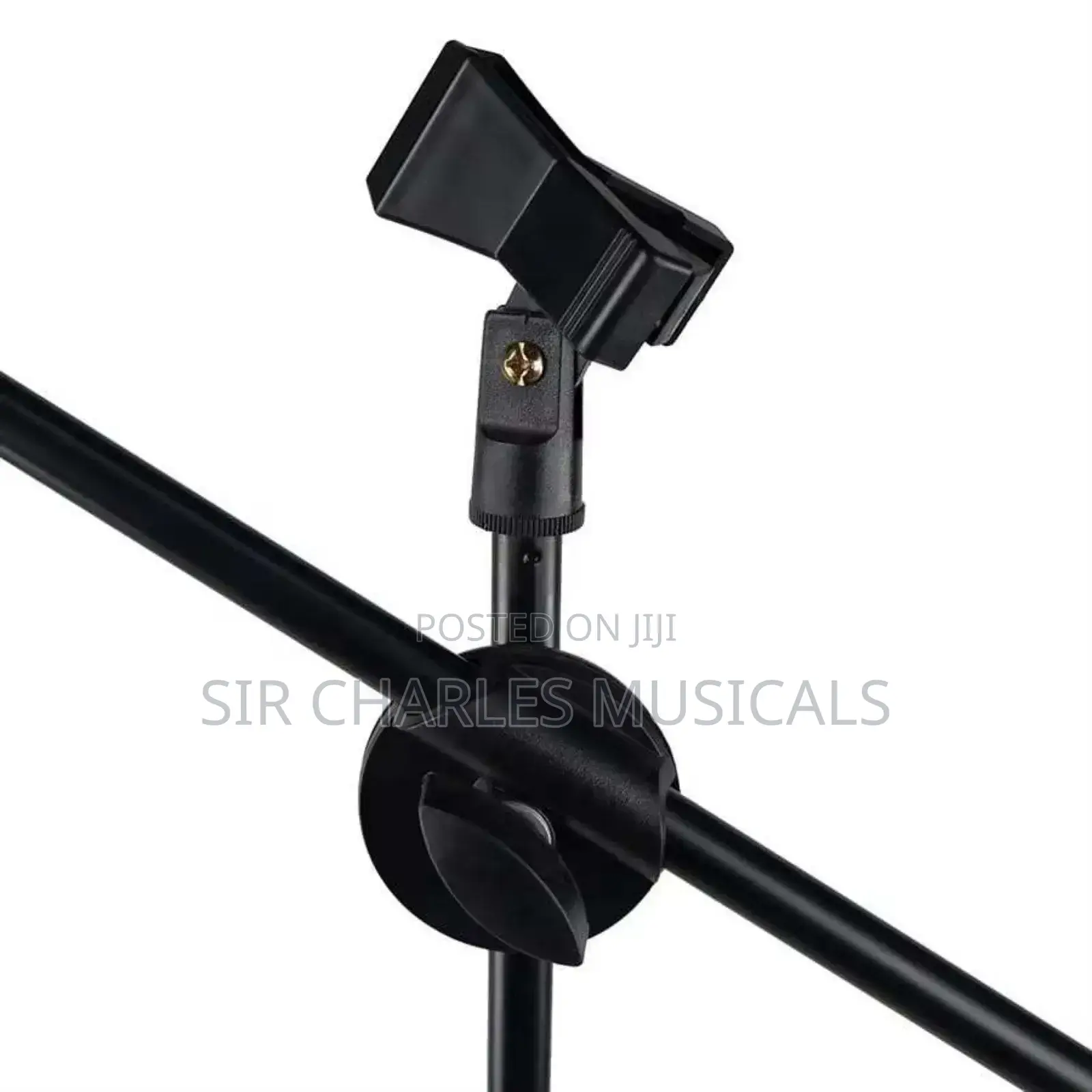High Quality 3 Leg Boom Double Microphone Stand
