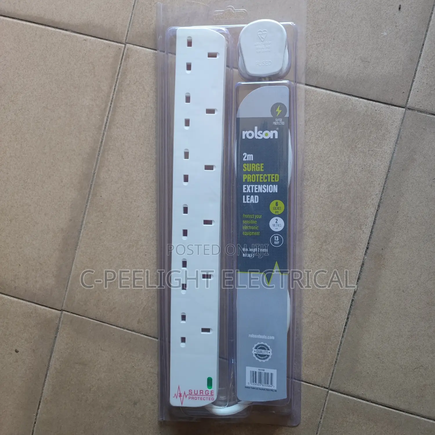 Original Extensions Socket With Surge Protector