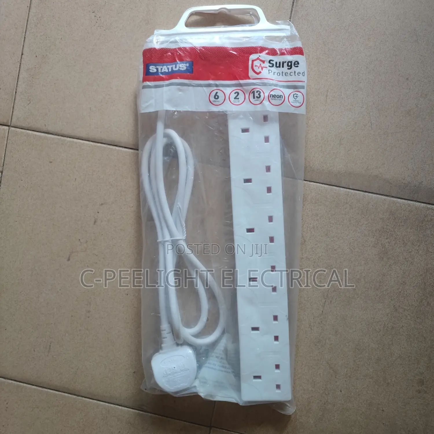 Original Extensions Socket With Surge Protector