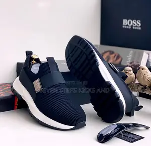 Photo - Original Quality Hugo Boss Laceless Luxury Men Sneakers