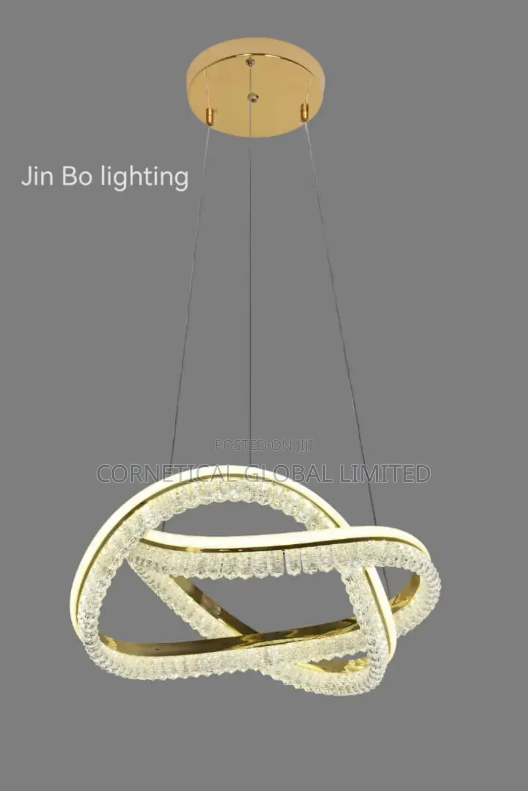 Quality Modern Luxury Crystal LED Ring Chandelier Light