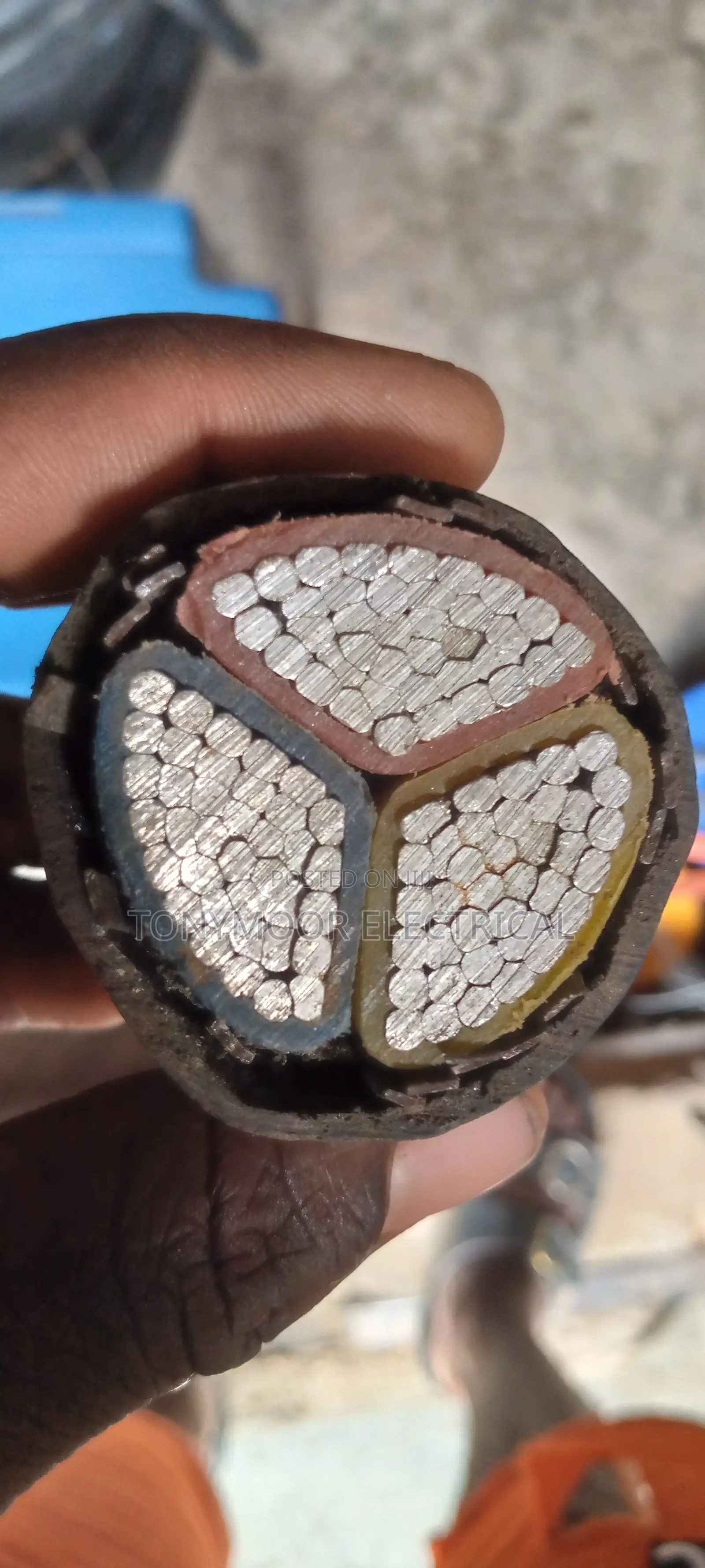 185 3core Aluminum Wire Available