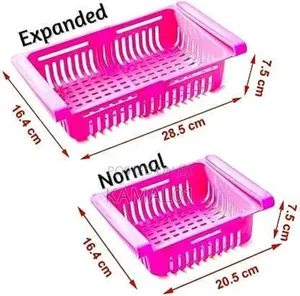 Adjustable Refrigerator Storage Basket,Expandable Fridgerack