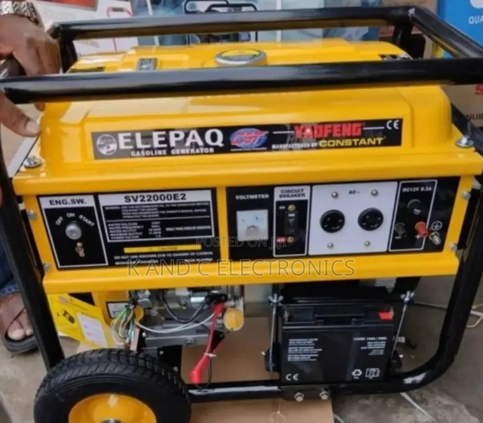 ELEPAQ 10kva Petrol GENERATOR 100%Copper Wire