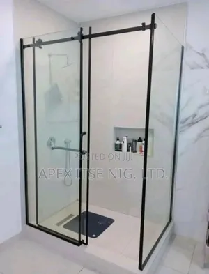 L-Shape Bathroom Shower Cubicle Sliding
