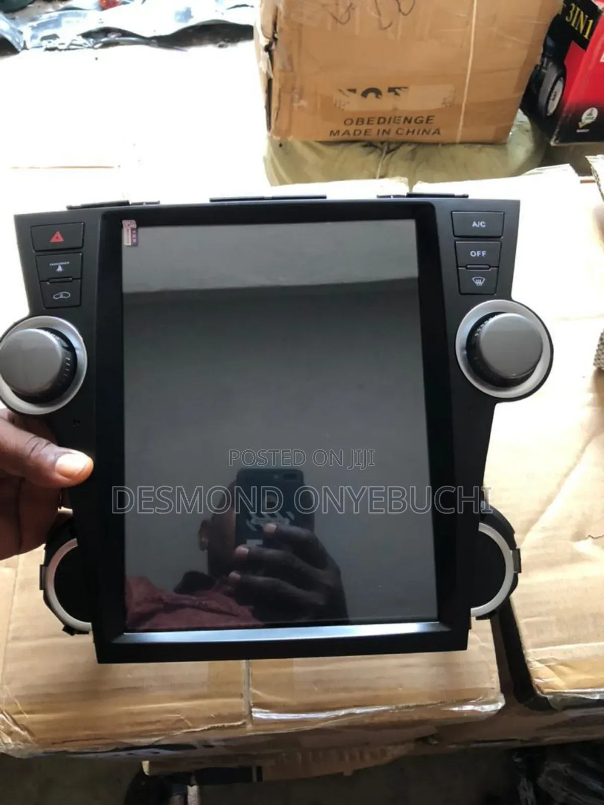 Toyota Highlander Tesla Android Player 2008-2012