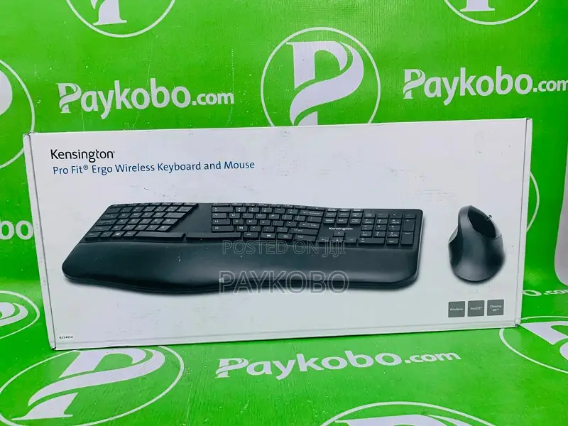Kensington Pro Fit Ergonomic Wireless Keyboard and Mouse