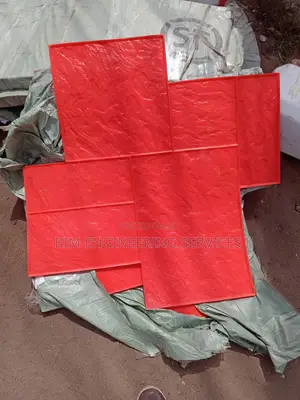 Large Red Ashlar Stamping Mart