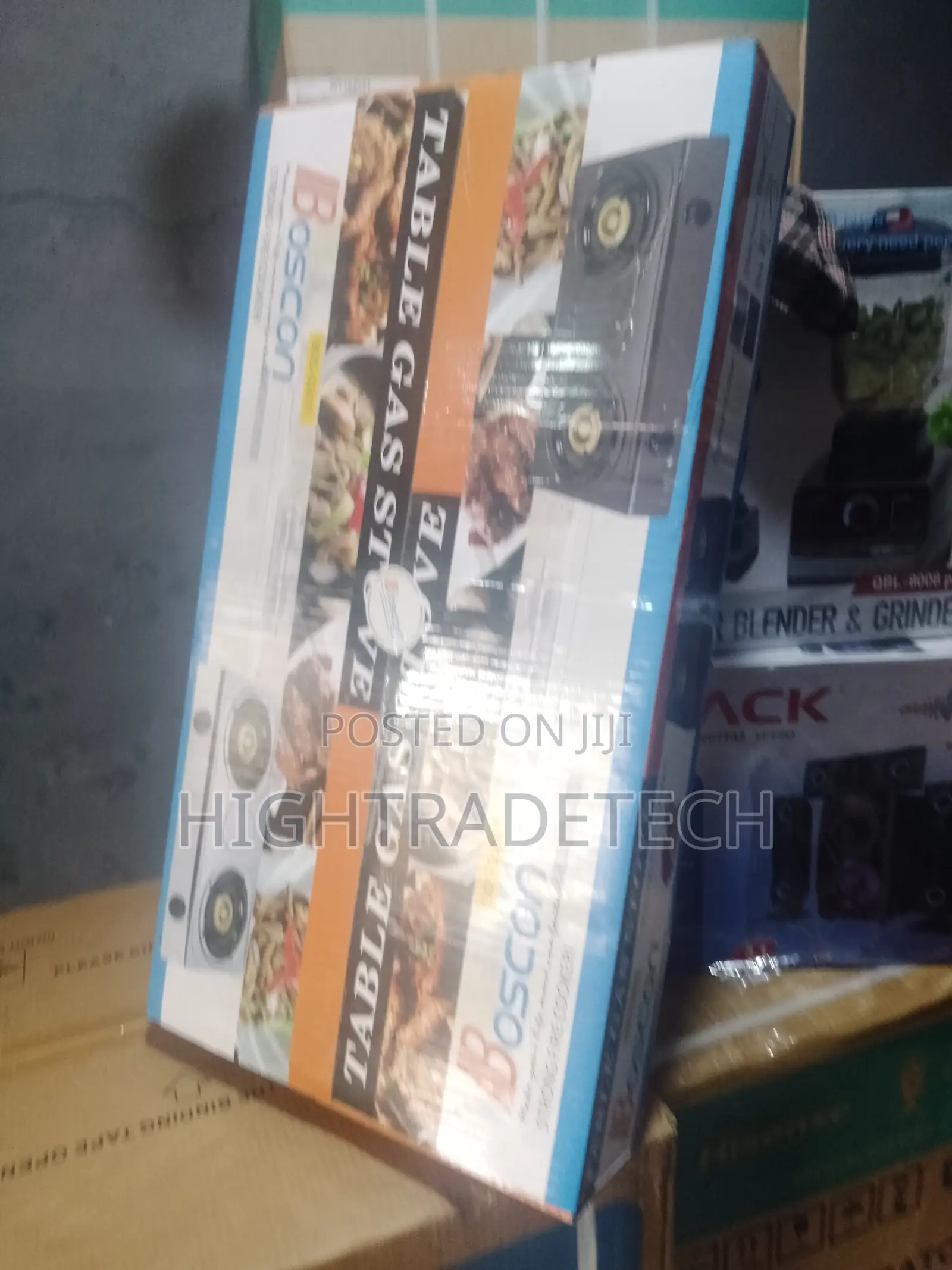 Standard Black 2 Burner Boscon Tabletop Fire Gas Cooker in Ilupeju