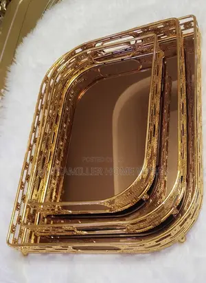 3in1 Vintage Mirrored Vanity Tray