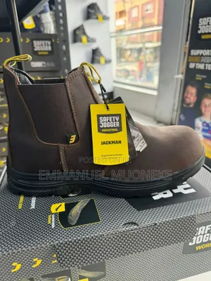 Leather Red Wings Safety Joggers Shoe