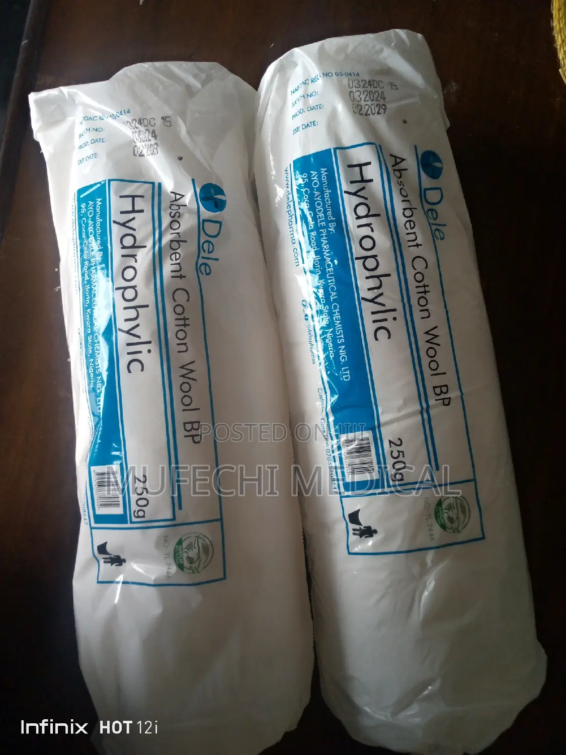 Dele Absorbent Cottonwool
